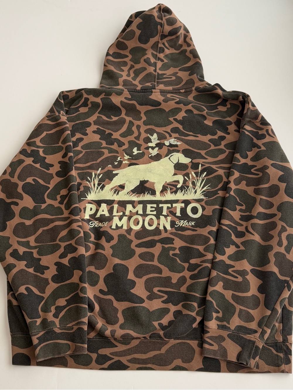Palmetto Moon Duck Camo Hoodie XL Hooded Fleece Sweatshirt Independent Trading